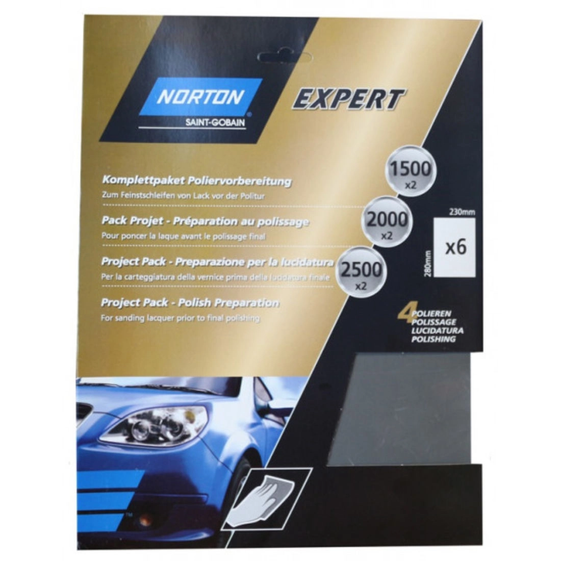 Norton Polishing Preparation Sanding Sheets